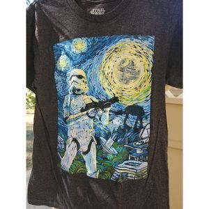 Star Wars / Van Goh T shirt Star War -eez Night